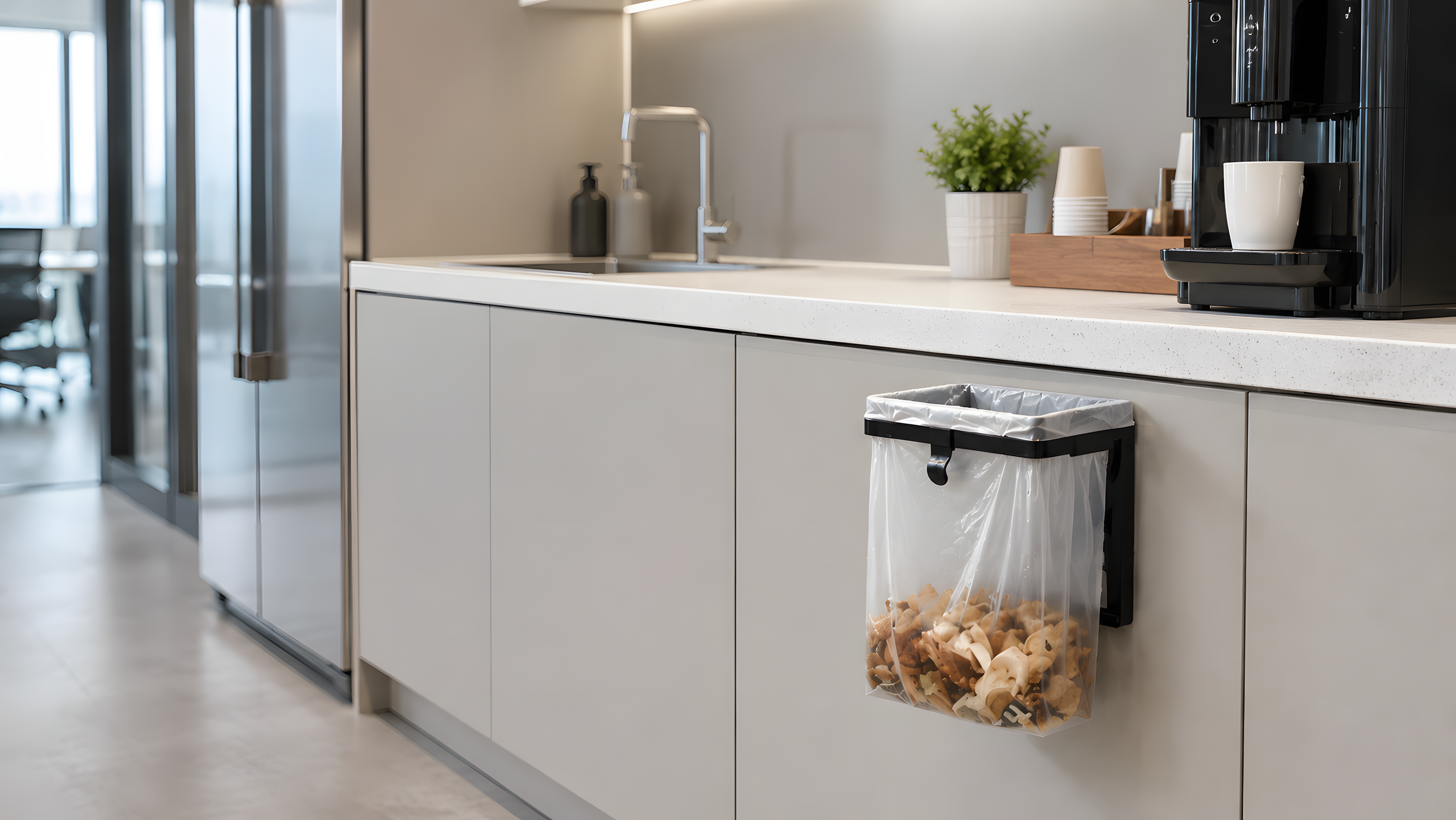 WISEHOLDER Auto-Seal in a modern kitchen